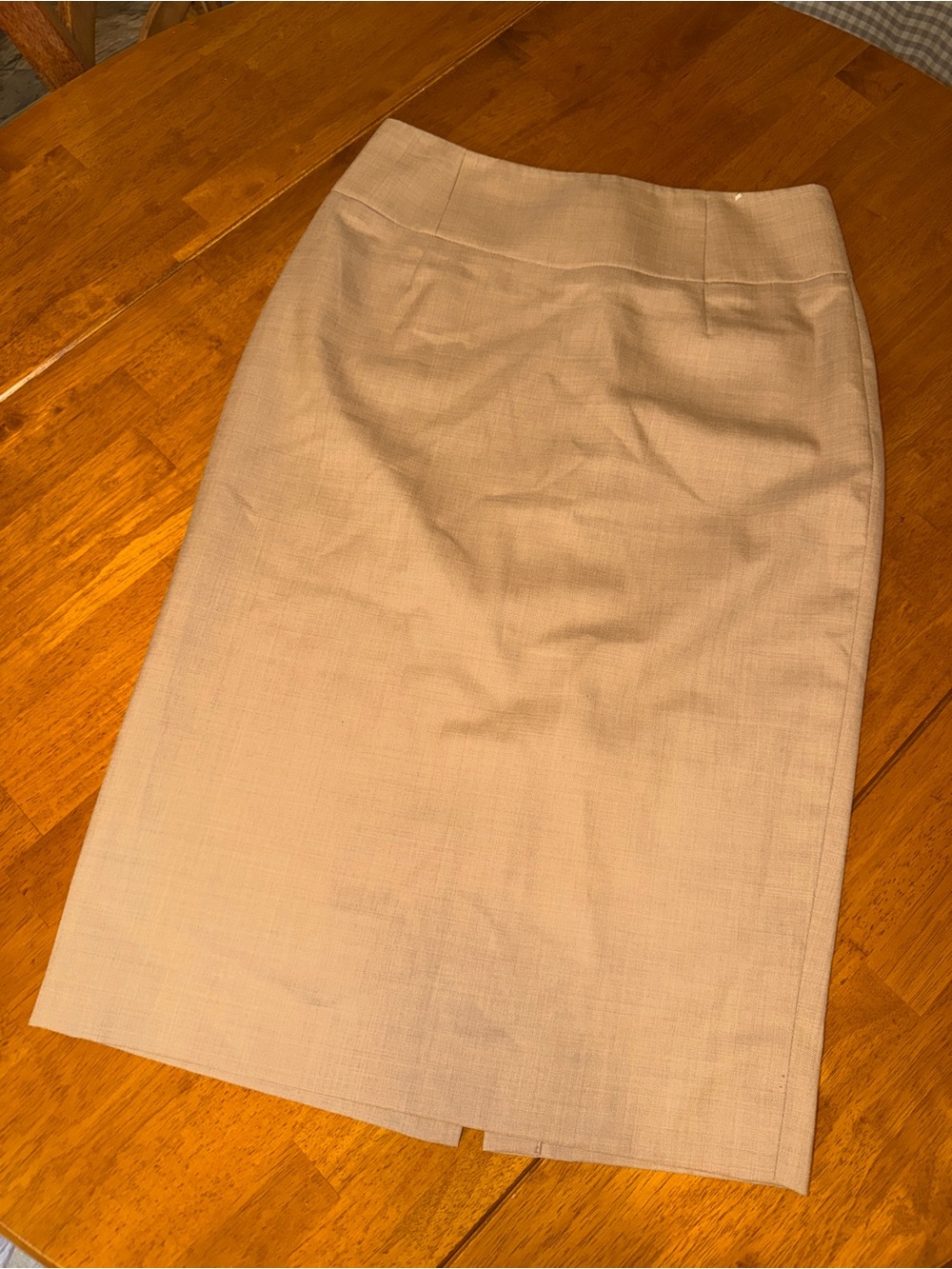 J. Crew Light Beige Pencil Skirt